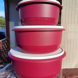 New Tupperware Ultimate Prep, Mixing Bowl 🥣 Set For $75.00