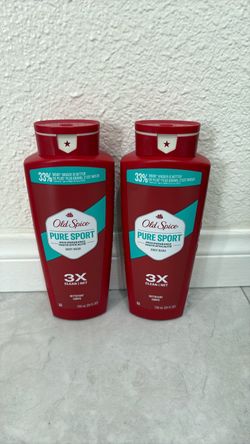 2 bottles old spice body wash