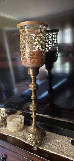 Vintage candle holder tall