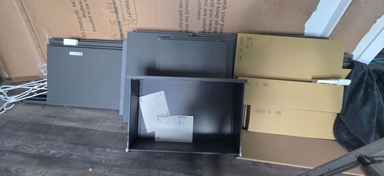 IKEA closet system and closet doors