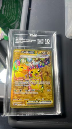 TAG GEM MINT 10 Pikachu