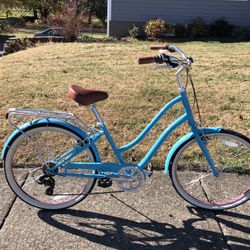 Women’s Blue Cruiser Bicycle 