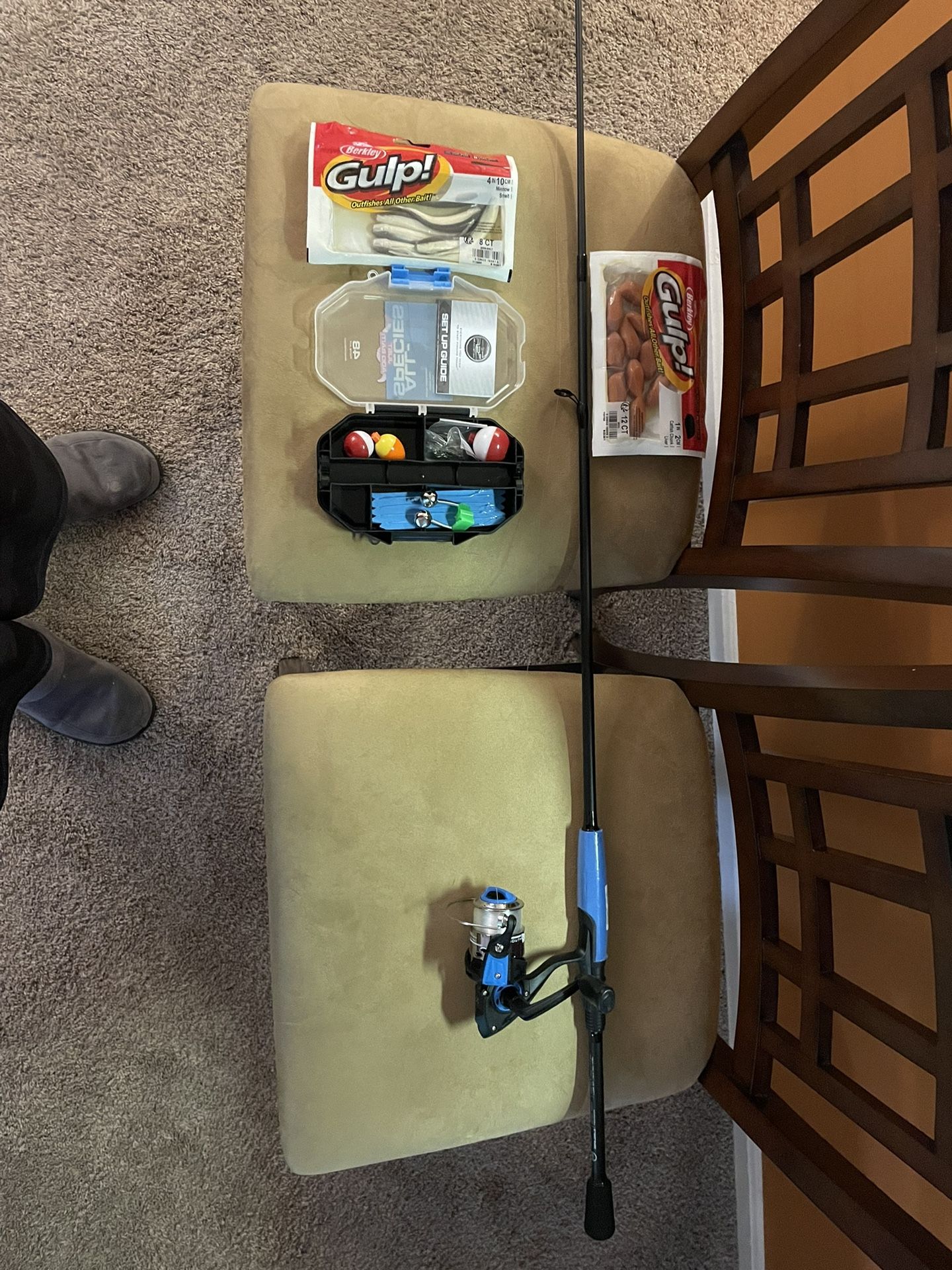 Fishing Pole And Supplies
