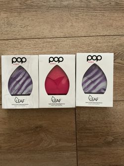 Brand New Pop Sonic Leaf Sonic Facial Cleansing Device – Set of 3