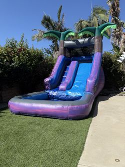 For Sale Commercial Tropical Water Slide For Sale Small 12 Feet  Water Slide De Venta Water Jumper Small Water Slide 