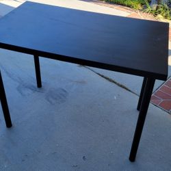 Black Ikea Linnmon Desk Storage Table
