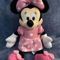 Disney Minnie Mouse Plush Toy Stuffed Animal 
