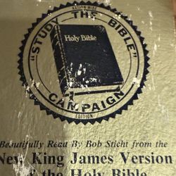 New Testament Bible on Cassette Cards Numbered Box Nashville Tennessee Vintage