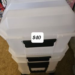 Rolling Storage Bin Container