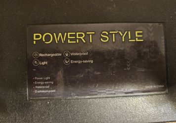 Power Style Rechargeble flashlight- Two -New