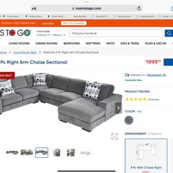 Rooms To Go 4 Piece Sleeper Sofa