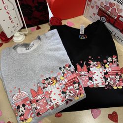 Sweethearts Nite, Night, Crewneck Sweatshirts, Sweaters, Custom Shirts, Valentines Disney