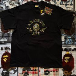 A bathing Ape T shirt green camo