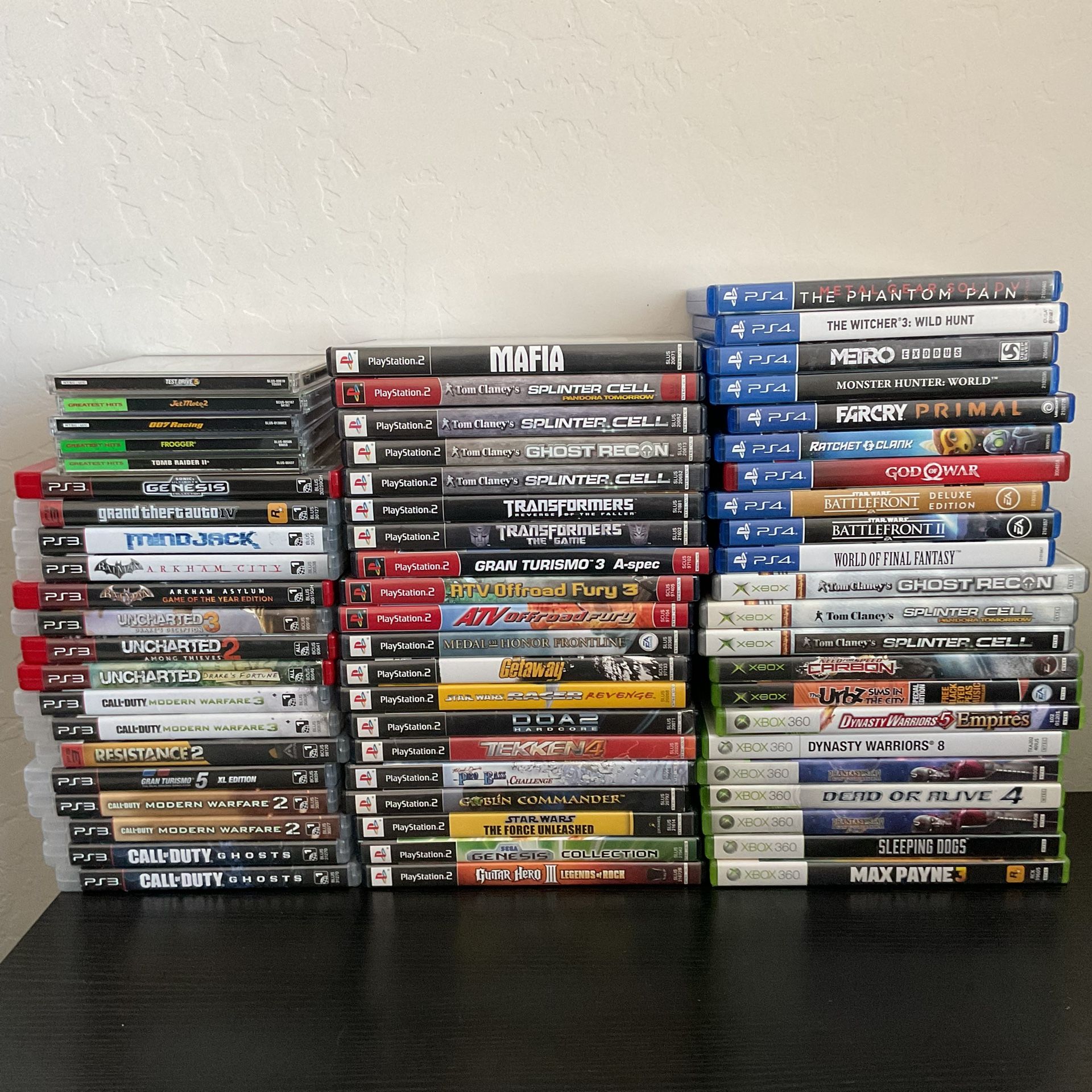 PlayStation 1 2 3 4 PS1 PS2 PS3 PS4 Xbox 360 Original Games