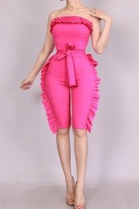Pink Ruffle Jumper