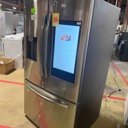 SAMSUNG RF27TSR Family Hub 26.5-cu ft Refrigerator G8BE