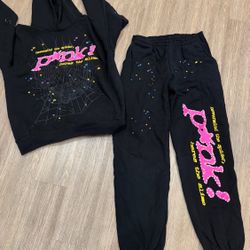spider sweatshirt and joggers 