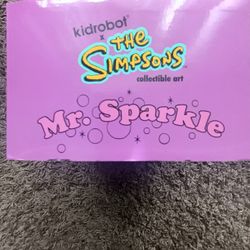 Kidrobot The Simpsons Mr. Sparkle Limited Ver. PVC Fashion Figure New