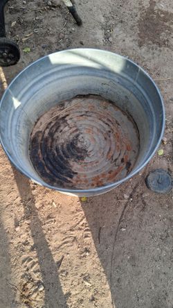 Galvanized Metal Tub