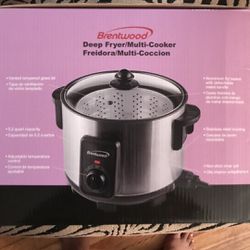 Multi cooker deep fryer steamer slow cooker