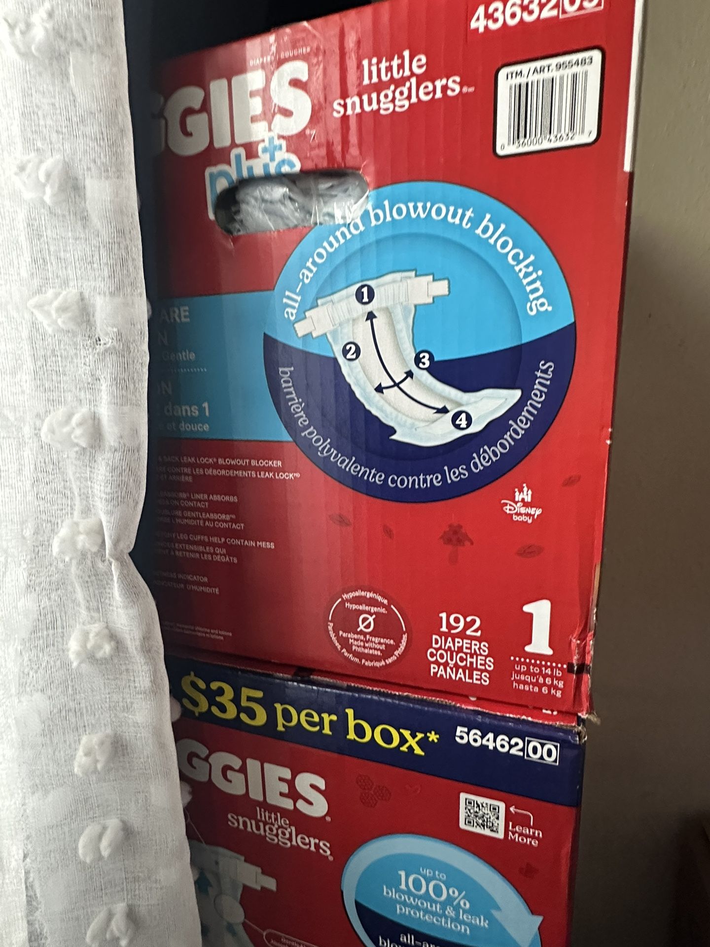 Brand New Size 1 Huggies192  Diapers 