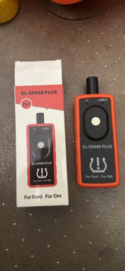 EL-50448 Plus TPMS Reset Tool designed for General Motors (GM) and Ford vehicles.