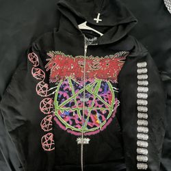 Ken Carson “LIVE CHAOS” Tour Pentagram Hoodie 