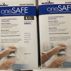 Vinyl Powder Free EXAM Gloves LARGE