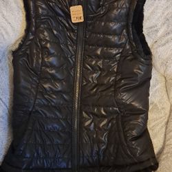 Black VEST JACKET