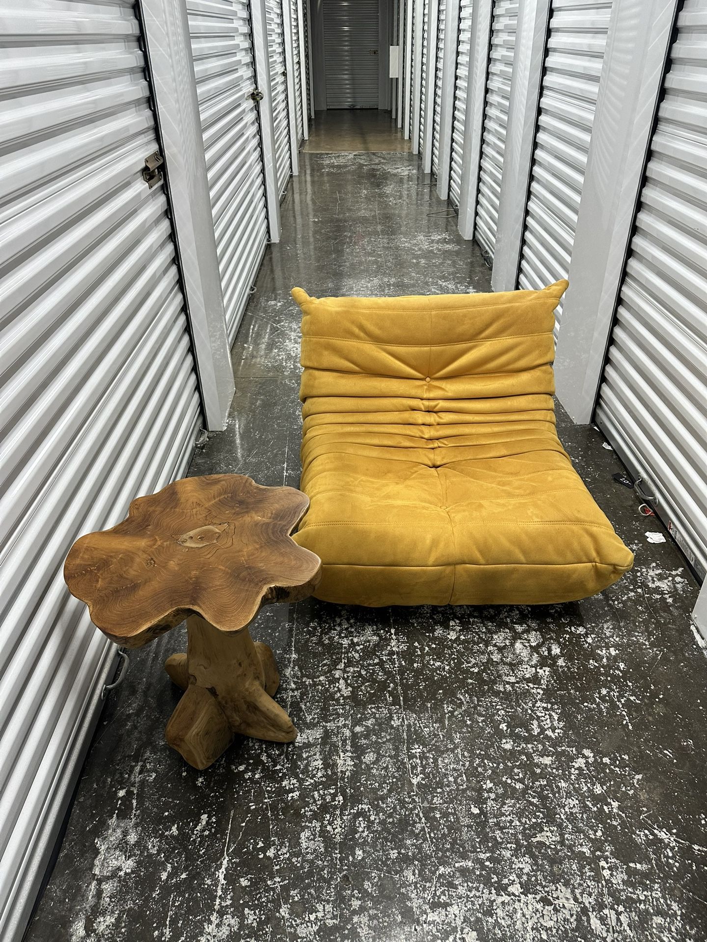 Togo chair + Wooden Table