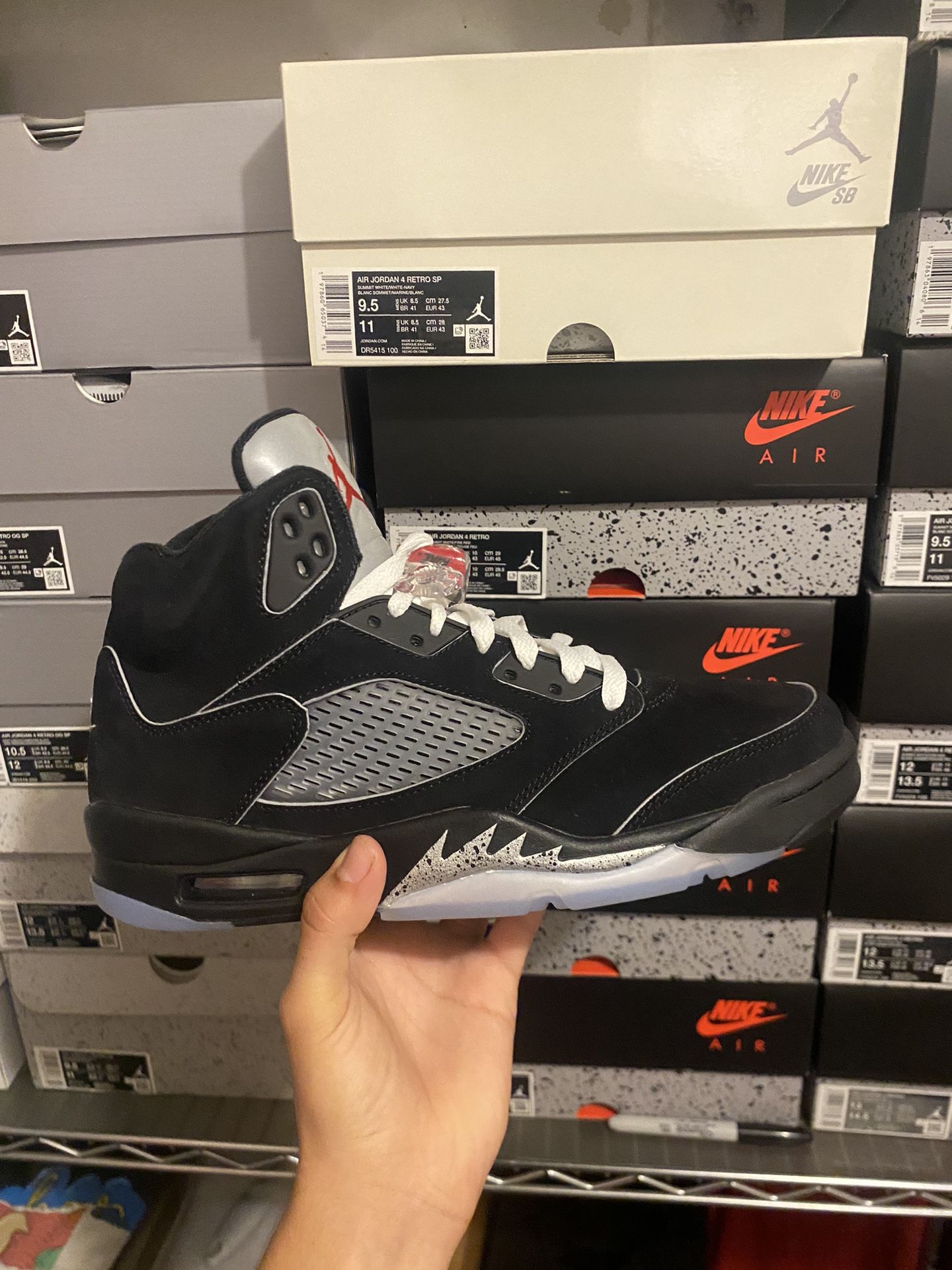 Jordan 5 Retro OG Black Metallic Reimagined