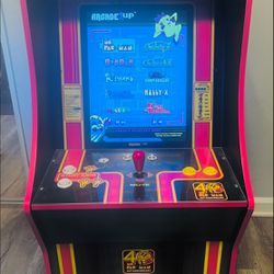 Arcade1up Ms. Pac-Man 40th Anniversary Arcade Cabinet with Riser