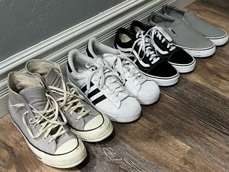 Vans, Adidas, Converse High top, Lugz Shoes