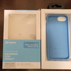 Speck CandyShell Lite Case Azure Blue for iPhone SE 2022 2020 iPhone 8 7 LNIB