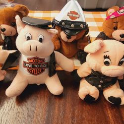 Harley Davidson Bean Bag Plushies
