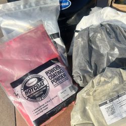 Powder Coating Powder Lot, All Sealed, Prismatic And Eastwood