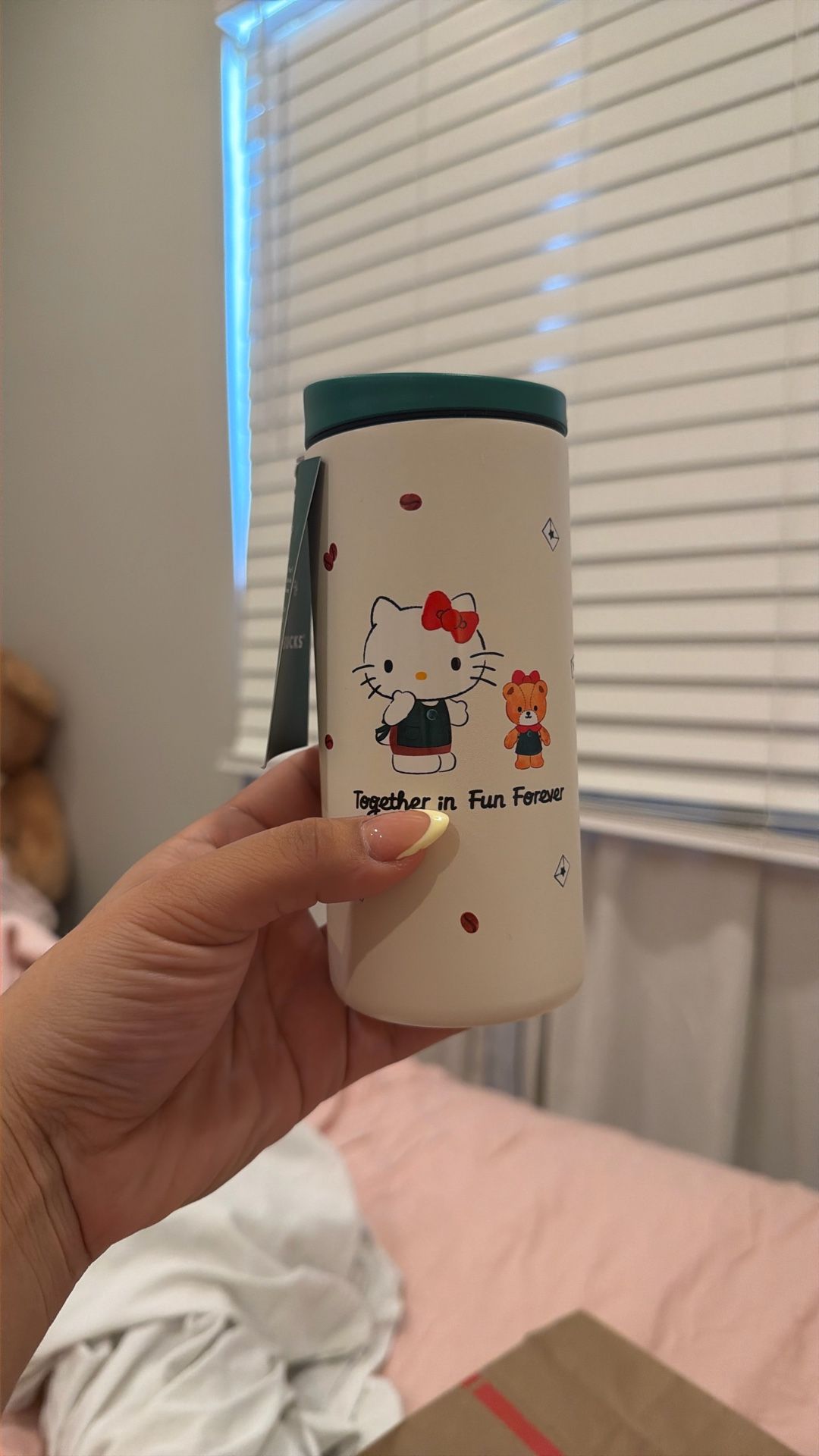 Hello Kitty Starbucks glass