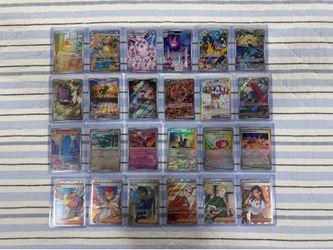 Lot Of 34 Pokemon Cards, Full Arts.