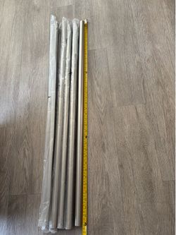 Set of 5 Metal Poles (22mm and 25mm)