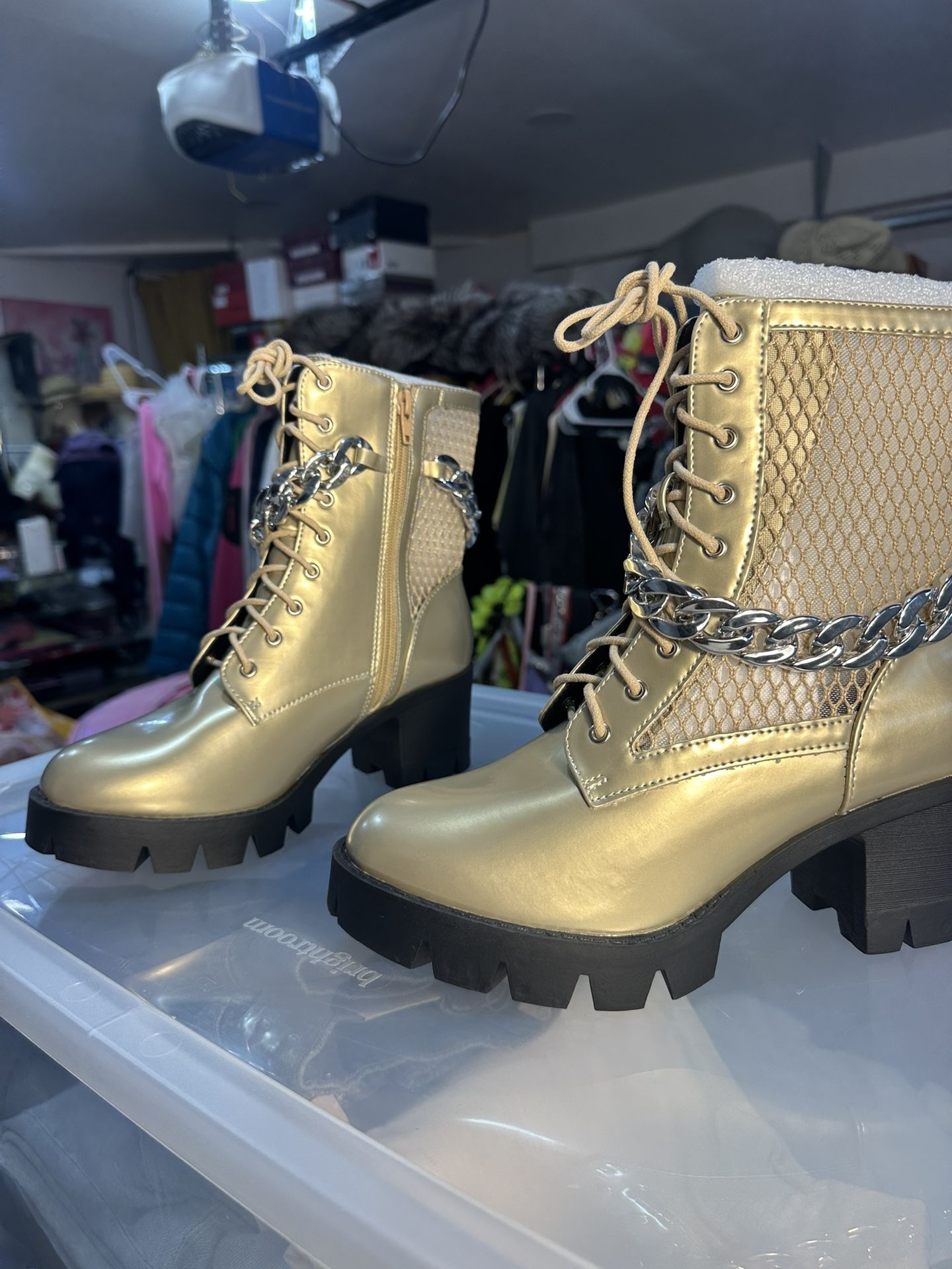 Allegra’s  Boots Gold