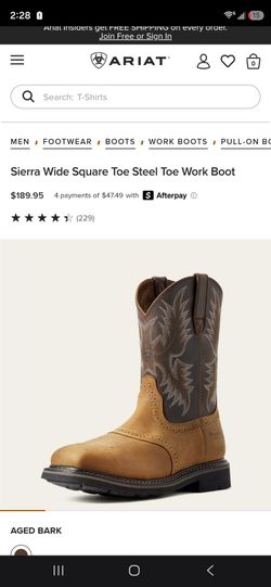 ARIAT work boots