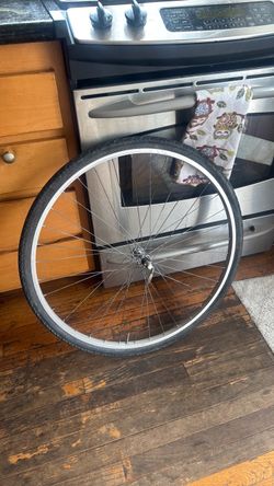 Vintage Araya 27x1 1/4 aluminum bike front wheel $20