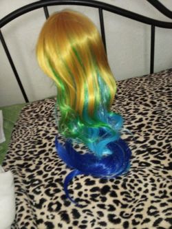 Sexy LONG CURLY WIG FASHION COSTUME ANIME HAIR FULL WAVY MULTI -COLOR 