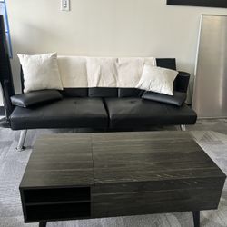 Futon + Center Table 