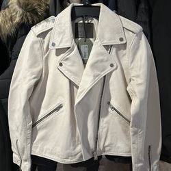AllSaints Leather Jacket Size 10
