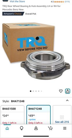 Rear Wheel Bearing & Hub Assembly LH or RH for Mercedes Benz New