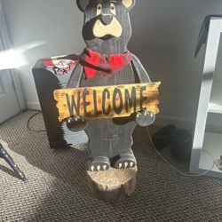 Wooden Decor, Bear