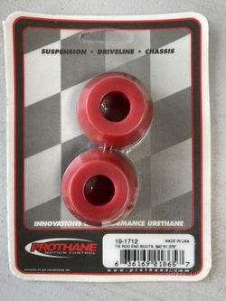 Prothane 19-1712 red tie rod end boot kit