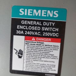 Electrical   Disconect New 15$