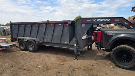2023 dumb bed trailer Lamar 7x16